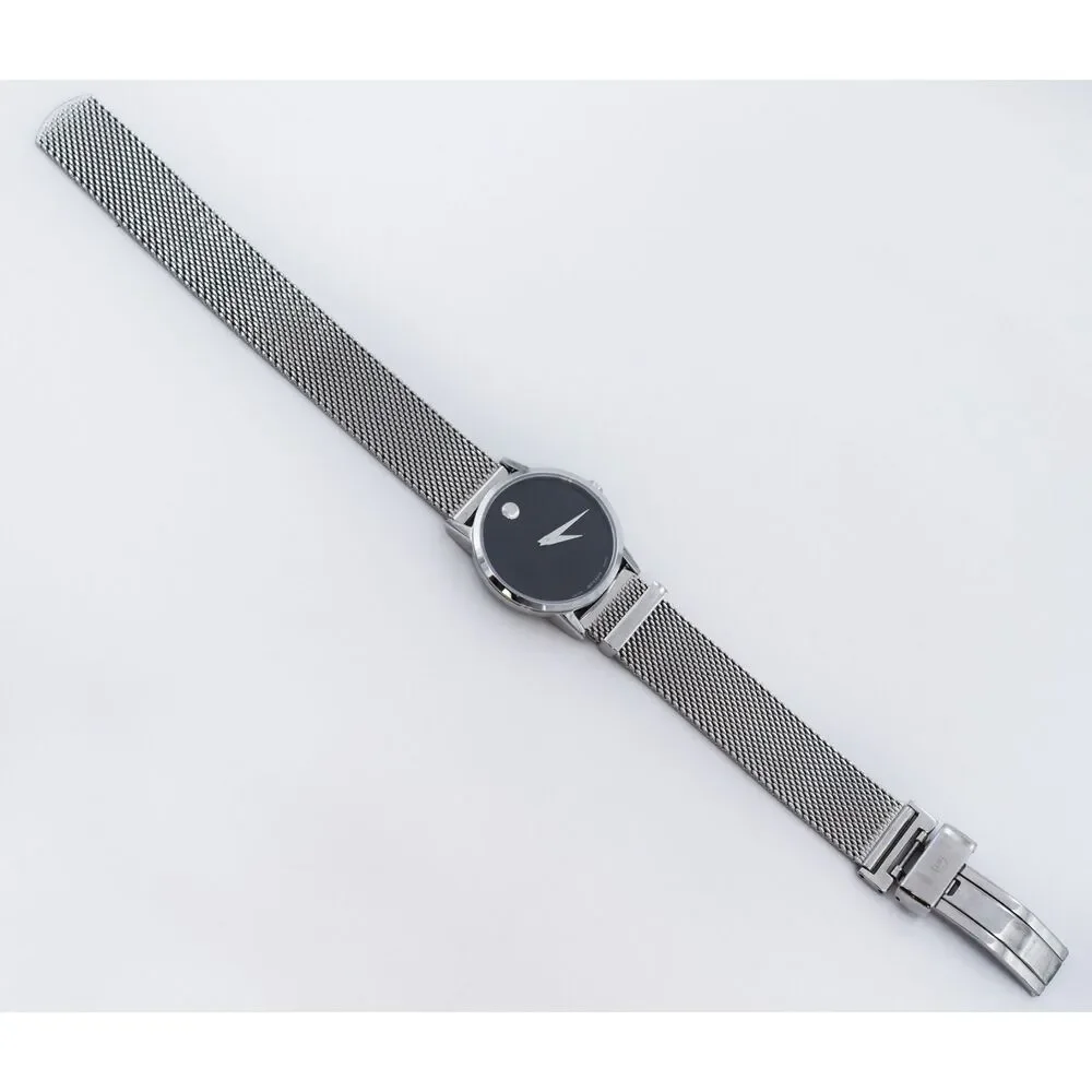 Movado Museum Classic Stainless Steel Mesh Watch